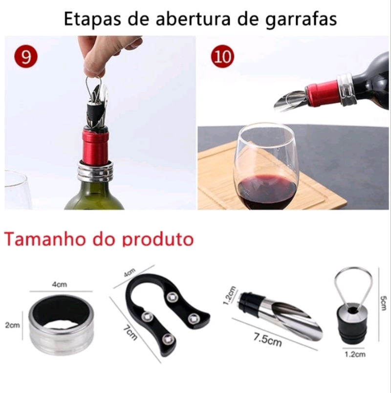 Kit abridor 5 peças