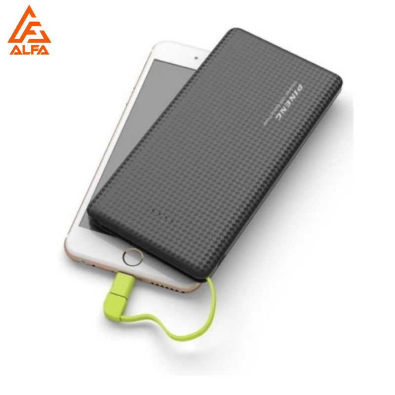 Carregador Portátil Pineng Power Bank 10000mah,5000mah com adaptador iPhone,V8